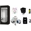 Secret Jardin Kit Growbox LED 80x80x180 cm Coltivazione Indoor Completa con Terra e Vasi