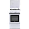 De'Longhi DE LONGHI DL554GW CUCINA BIANCO 50CM 4 FUOCHI FORNO A GAS TERMOSTATO CLASSE A