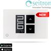 SEITRON CRONOTERMOSTATO WI-FI SETTIMANALE DA PARETE WI-TIME WALL BIANCO