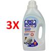 BIOFORM 3 X Bioform Plus Igienizzante Detersivo Bucato Lavatrice Liquido Con Olio Essen