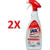 SMAC 2 X Smac Sgrassatore Disinfettante Trigger 650 Ml Elimina Batteri