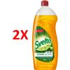 SVELTO 2 X Svelto Detersivo Piatti Aceto 980 Ml