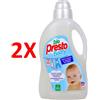BIOPRESTO 2 X Bio Presto Baby Detersivo Bucato A Mano E Lavatrice Liquido Capi Delicati D