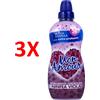 MONAMOUR 3 X Mon Amour Ammorbidente Concentrato Ninfea Viola 26 Lavaggi 650 Ml