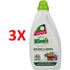 WINNIx27S 3 X Winni's Detersivo Bucato A Mano Liquido Ipoallergenico Capi Preziosi E Baby
