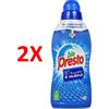 BIOPRESTO 2 X Bio Presto Detersivo Bucato A Mano Liquido 750 Ml