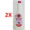 CHANTECLAIR 2 X Chanteclair Sgrassatore Igienizzante Con Candeggina Ricarica 625 Ml Deterge