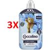 COCCOLINO 3 X Coccolino Ammorbidente Concentrato - Profumazione Aria Di Primavera 76 Lava