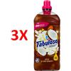 FABULOSO 3 X Fabuloso Ammorbidente Concentrato Con Oli Essenziali - Profumazione Cocco &