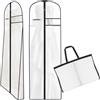 AiQInu Borsa Porta Abiti Lungo, 180x60CM Custodie per Abiti Antipolvere Pie PTNX