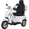 Z-TECH ZT-15-C Scooter Elettrico 3 Ruote per Anziani e Disabili-Bianco
