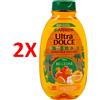 ULTRADOLCE 2 X Garnier Ultra Dolce Shampoo Albicocca Per Bambini Ipoallergenico 250 Ml