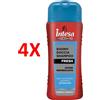 INTESA 4 X Intesa Pour Homme Bagno Doccia Shampoo Fresh - Azion Rinfrescante - Energy