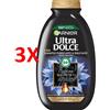 ULTRADOLCE 3 X Ultra Dolce Shampoo Purificante E Idratante Al Carbone Magnetico E Olio Di