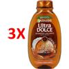 ULTRADOLCE 3 X Garnier Ultra Dolce Shampoo Cacao Olio Di Cocco 250 Ml