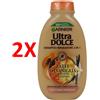 ULTRADOLCE 2 X Garnier Ultra Dolce Shampoo Vaniglia E Papaya 250 Ml