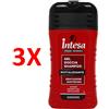INTESA 3 X Intesa Pour Homme Gel Doccia Shampoo Rivitalizzante Ginseng 250 Ml