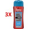 INTESA 3 X Intesa Pour Homme Bagno Doccia Shampoo Fresh - Azion Rinfrescante - Energy
