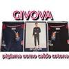 GIVOVA PIGIAMA UOMO GIVOVA COTONE CALDO INVERNALE MANICA LUNGA INTERLOCK SERAFINO MODA