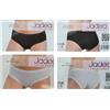 JADEA 6-12 SLIP DONNA MINI JADEA ART.785 BIANCO-NERO COTONE BIELASTICO MORBIDO