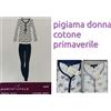 Lonsdale Pigiama donna NORTH POLE cotone 100% ESTIVO PRIMAVERILE manica lunga polsino