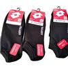 Lotto PACK 12-24 FANTASMINI UOMO DONNA LOTTO COTONE SALVAPIEDE PARISCARPA NERO BIANCO