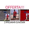 GIVOVA 2 PIGIAMI T-shirt UOMO GIVOVA COTONE ESTIVO PIGIAMA MODA MANICA CORTA SERAFINO