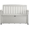 Keter Patio Bench panchina baule cassapanca esterno in resina effetto legno 227L