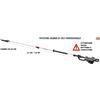 GREENWORKS CRAMER POTATORE SEGA A BATTERIA GREENWORKS CRAMER 82 VOLT ALLUNGABILE 82PST SOLO CORPO