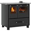 NORDICA CUCINA STUFA A LEGNA NORDICA FAMILY Kw 7,5 con forno