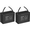 YOKIVE 2pz Soffitto Ventilatore Condensatore CBB61, Metallizzato (J0A)