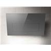 Elica Cappa Cucina 85 cm Elica Aspirante a Parete Grigio BLOOM GR/A/85