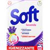 Soft Detersivo Bucato Lavatrice In Polvere Igienizzante- Profumo Lavanda Fusto