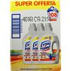 Lysoform Detersivo Igienizzante Colori Brillanti 3 Pezzi Da 36 Lavaggi=108