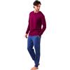 Noi di Notte Pigiama Uomo Lungo Cotone Felpato NOI DI NOTTE FC003179