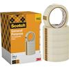 Scotch Nastro Adesivo Trasparente 508, 6 Rotoli, 25 mm x 66 m | Nastro Adesivo Trasparente Multiuso per Scuola, Casa e Ufficio; Facile da Usare, per Imballare, Sigillare e Riparare