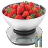 Salter Bilancia da cucina digitale con ciotola, 5 kg, 2 L | Ciotola in acciaio inox, lavabile in lavastoviglie, tara Add & Weigh, per liquidi e solidi, display LCD retroilluminato