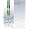 MADE IN ITALY RETE METALLICA ZINCATA 16/2 H.100 CM PER GABBIE POLLI PECORE MAGLIA ESAGONALE