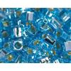 INNSPIRO Perline giapponesi cubo argento blu 4 mm. 100 g.