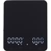 Salter Bilancia da Caffè con Timer - Capacità 3kg, Precisione 0.1g, Filtro, Pour-Over & Espresso, Display Digitale, Tappetino Protettivo in Silicone, Ricaricabile, Funzione Tara