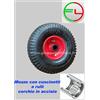 made in italy RUOTA PNEUMATICA CARRELLO 3.00-4 260 X 85 - 1 pezzo