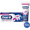 Orla-b 12x Bundle Oral-B Dentifricio Junior 6-12 Anni Star Wars