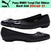 Puma WMNS Yongi Flat Ribbon nero oro 394160-01 taglia donna