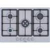 Bosch Serie 4 PGQ7B5K90 Piano cottura a gas 75 cm 5 fuochi Acciaio Inox