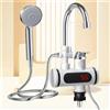Miscelatore Elettrico per acqua calda con Doccetta Rubinetto 300W con Display