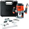 Black & Decker Black+Decker KW1200EKA Rifilatore Fresatrice fresa verticale 1200 W con frese