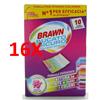 BRAWN 16 X Brawn Bucato Sicuro 10 Panni Cattura Le Tinte E Tutti I Colori