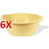 LAPIACENTINA 6 X La Piacentina Bacinella Rotonda Plastica