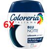 COLORERIAITALIANA 6 X Coloreria Italiana Blu Notte Colorante Per Tessuti