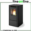 Punto fuoco Stufa a pellet ventilata Punto Fuoco Thelma riscaldamento fino 74mq + OMAGGIO